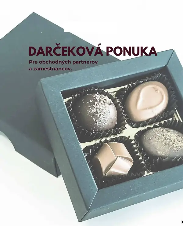 čokoládová reklama - pralinky na zakázku